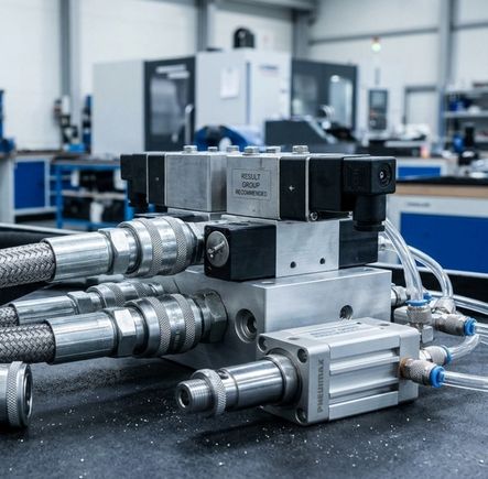 Pneumatické a hydraulické komponenty